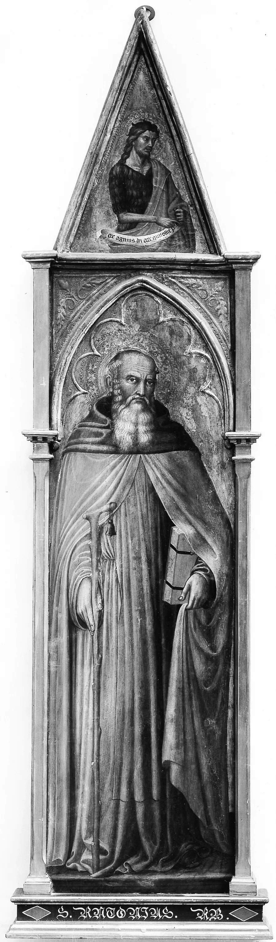 Saint Anthony Abbot (with Saint John the Baptist) by Martino di Bartolommeo di Biagio
