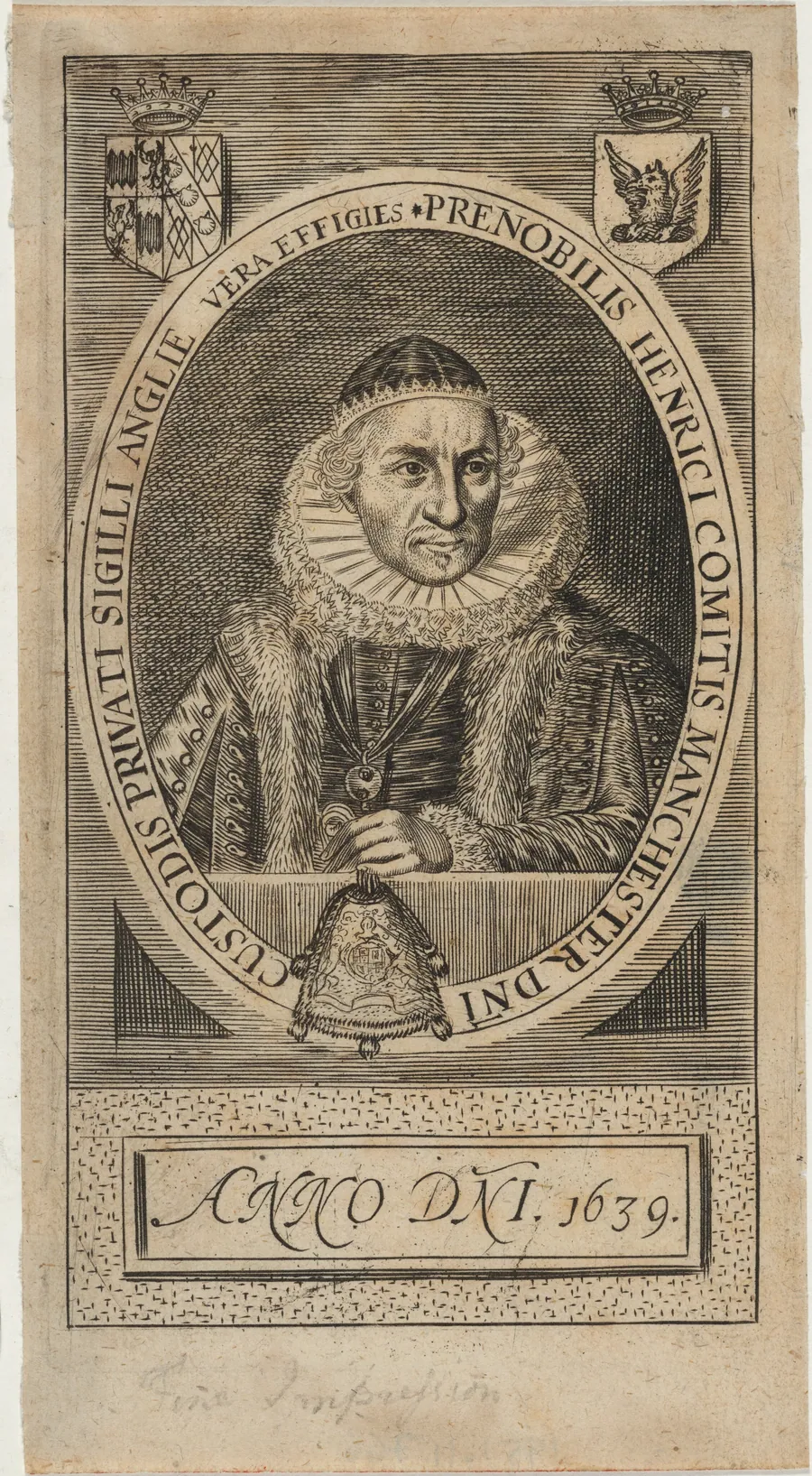 Henry Montagu, First Earl of Manchester by Frederik Hendrik van den Hove