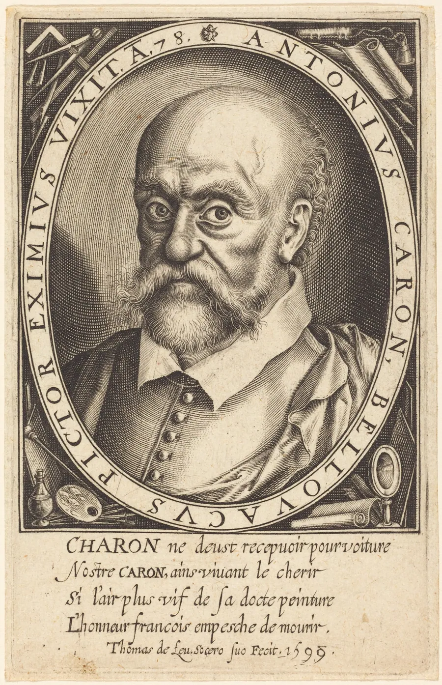 Antoine Caron by Thomas de Leu
