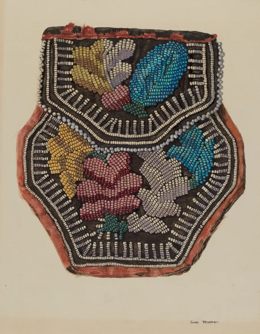 Beaded Bag by George E. Rhone