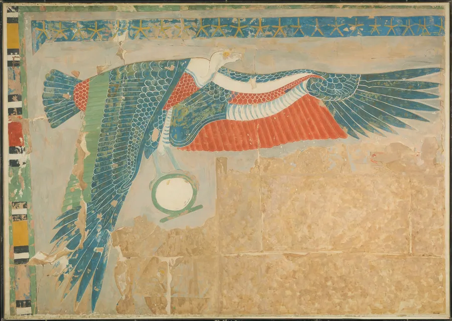 The Goddess Nekhbet, Temple of Hatshepsut by Charles K. Wilkinson
