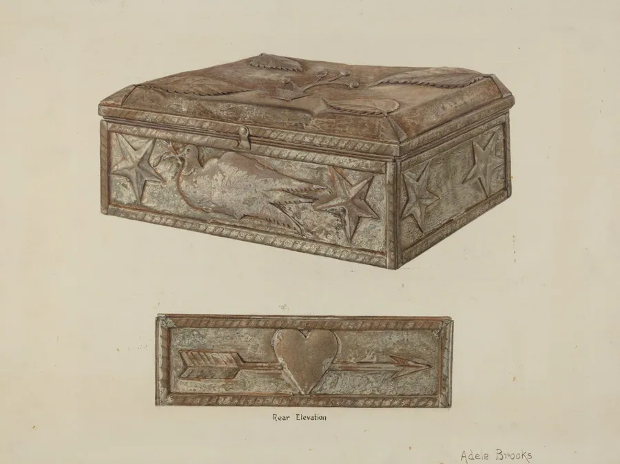 Pa. German Bridal Box by Adele Brooks