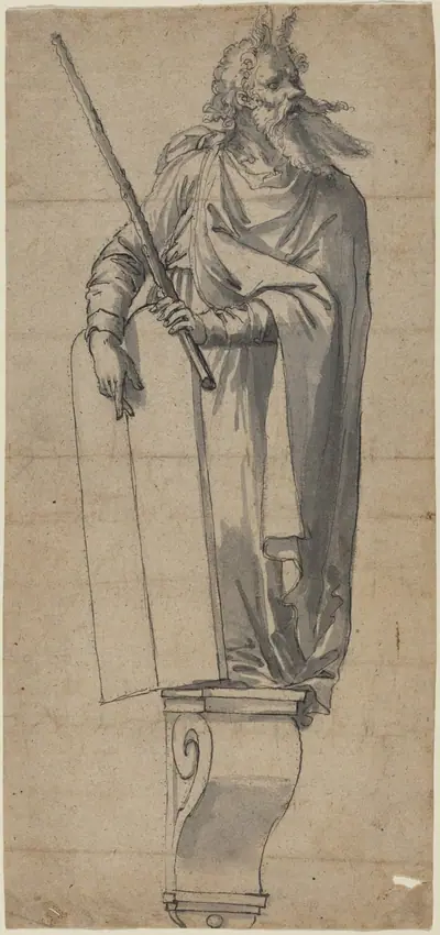 A Sculpture of Moses