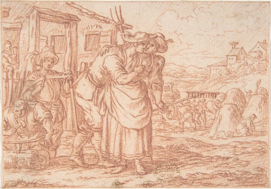 July (one of a series representing the labors of the months) by Jonas Umbach
