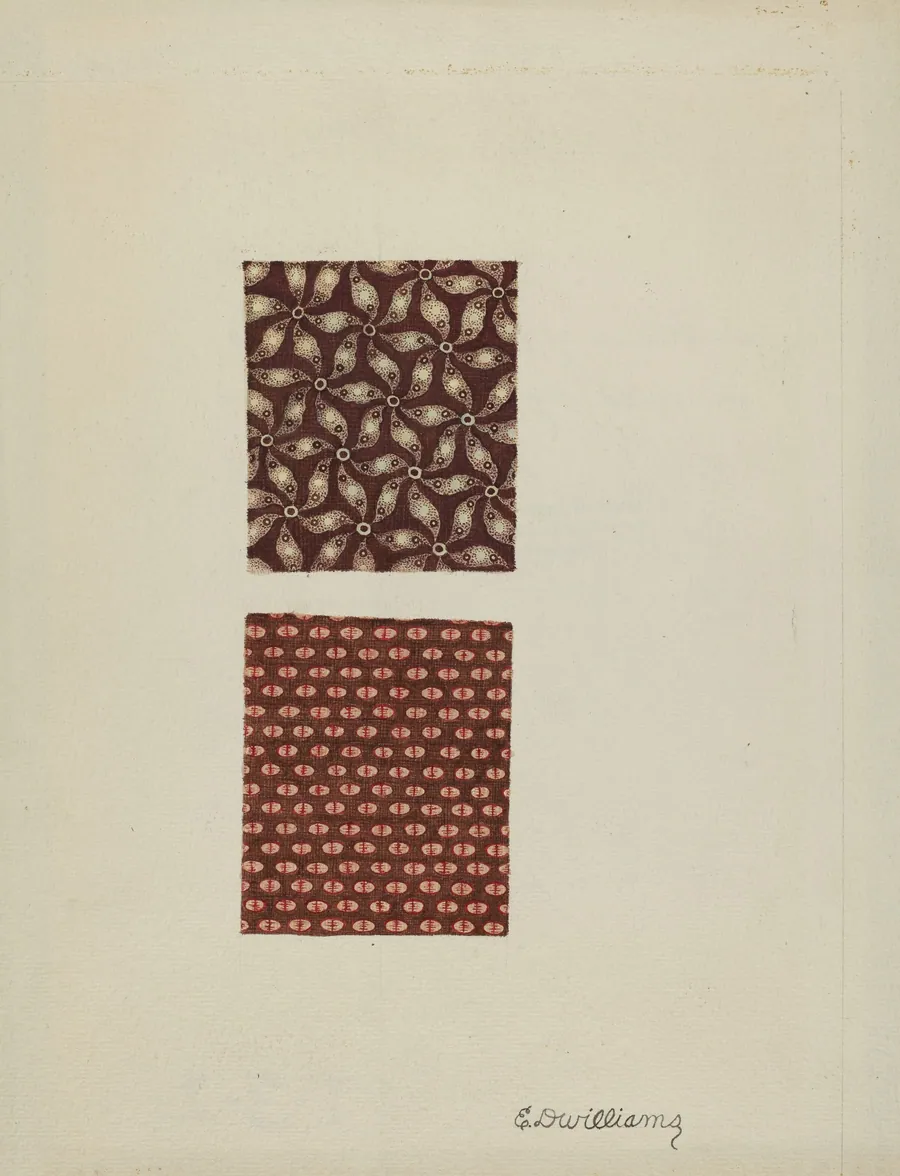 Printed Cotton Swatches by Edward D. Williams