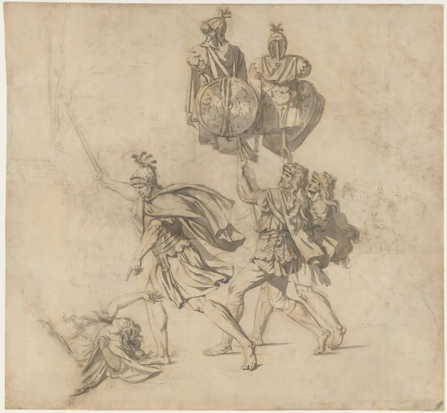 The Death of Camilla by Jacques Louis David