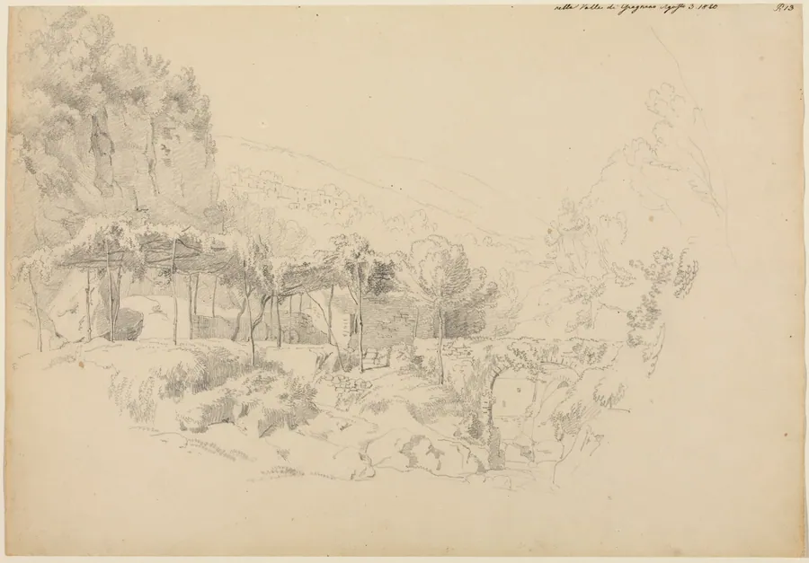 A Shady Arbor in the Valley of Gragnano by Johann Adam Klein