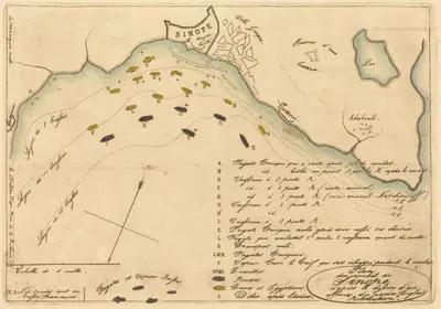 Plan du Combat de Sinope (Plan of the Battle of Sinope)