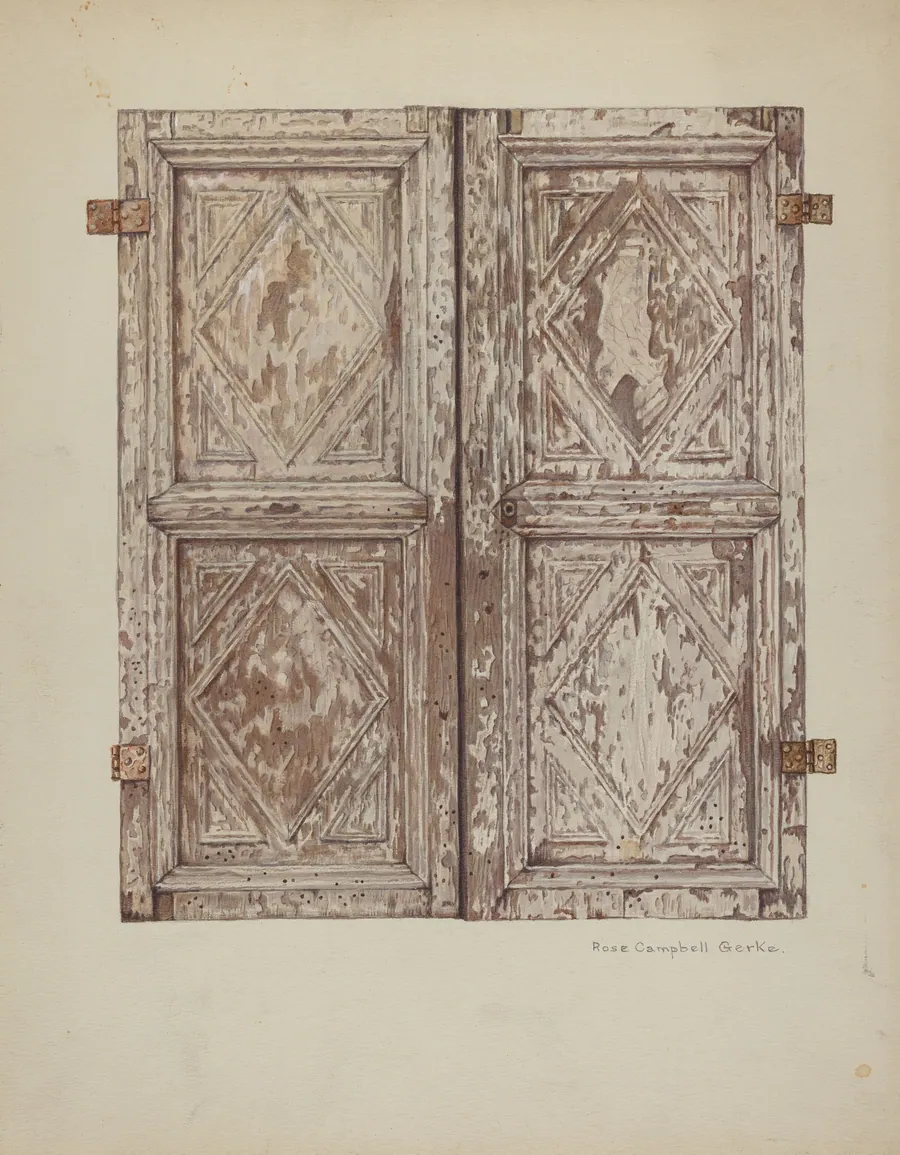 Wooden Cabinet Doors by Rose Campbell-Gerke