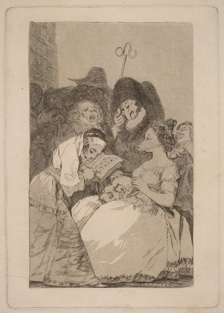 La filiacion (The Filiation) by Francisco Goya