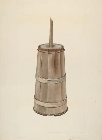 Wooden Churn