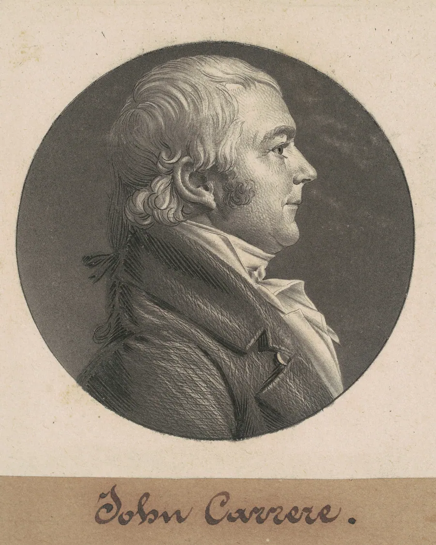 John Carrere by Charles B. J. Févret de Saint-Mémin