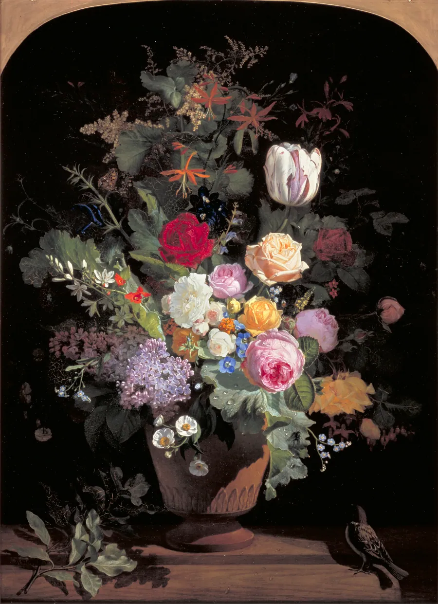 Blomster i en vase by O.D. Ottesen