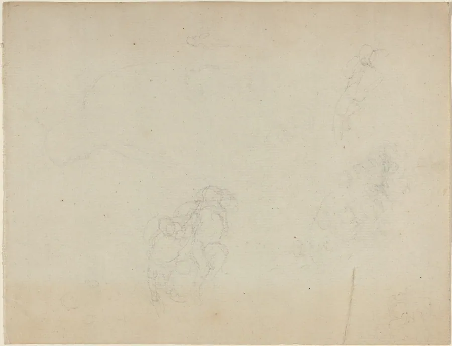 Sheet of Studies [recto and verso] by John Flaxman