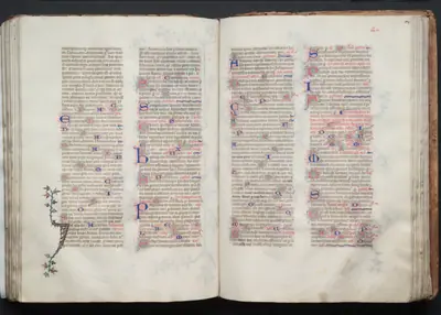 The Gotha Missal: Fol. 104r, Text