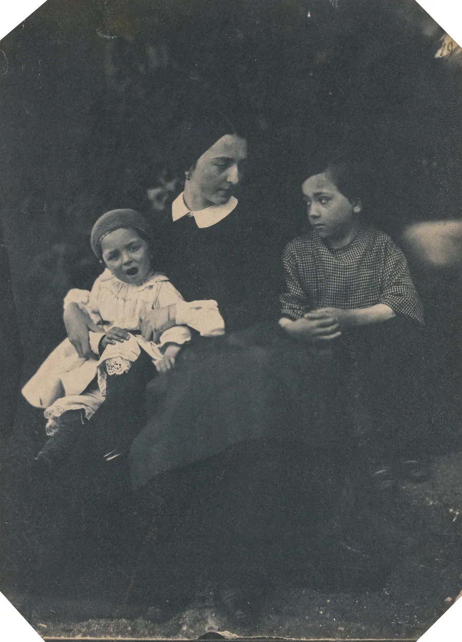 Mother with Two Children by Jean-Baptist Frénet