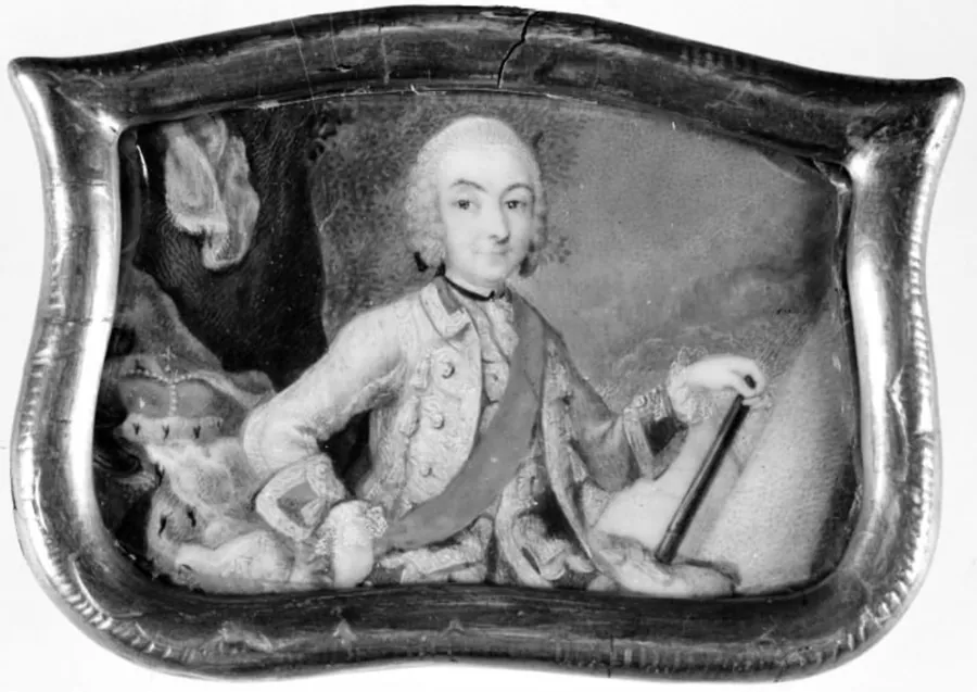 Mandsportræt, kaldet hertug Carl Eugen af Würtemberg by Ubekendt