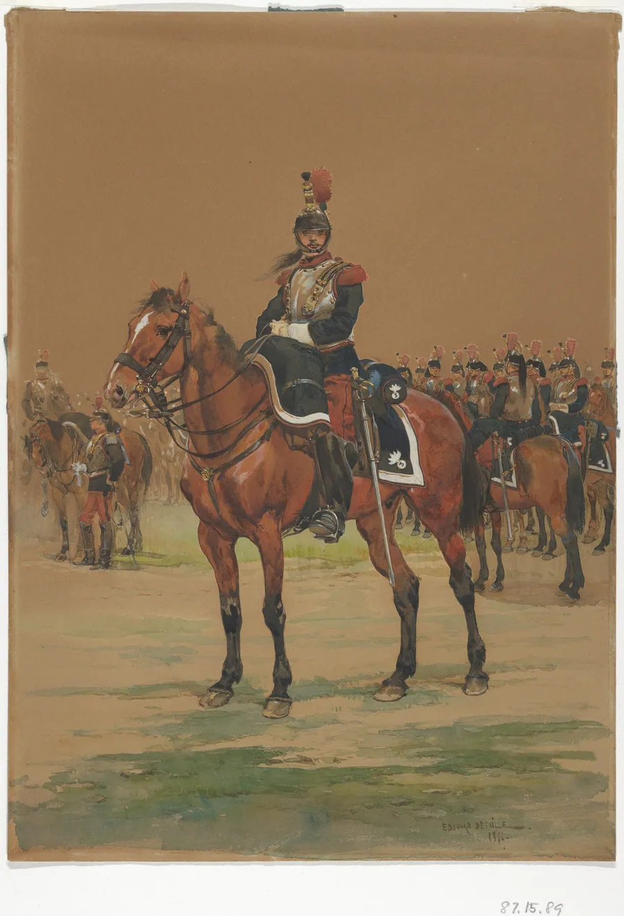 French Cuirassier by Edouard Detaille
