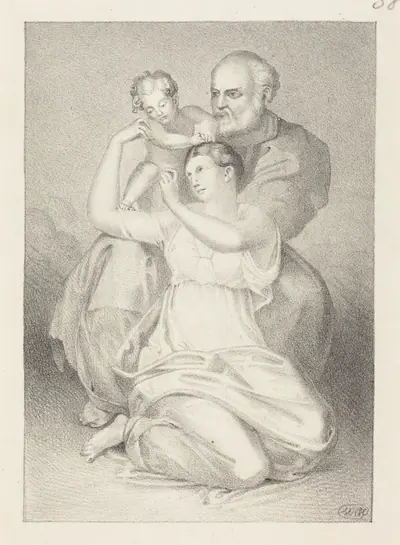 Holy Family, from Michelangelo
