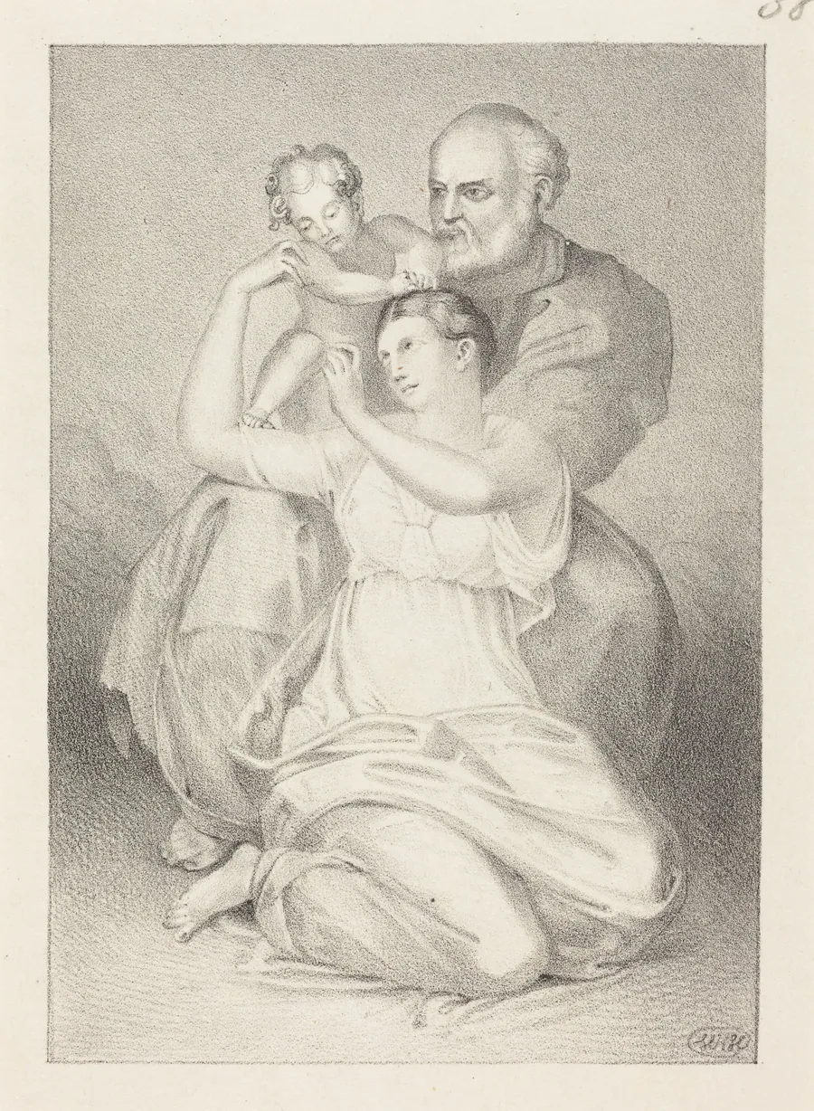 Holy Family, from Michelangelo by Henry Noel Humphreys