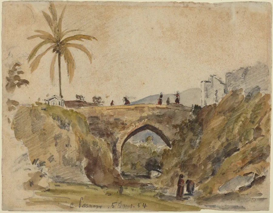 Bridge at Caracas by Camille Pissarro