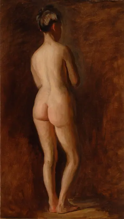 Standing Female Nude (back view)