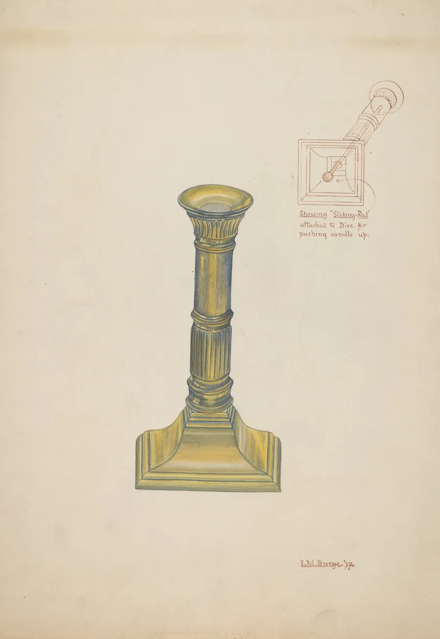 Candlestick by Irene M. Burge