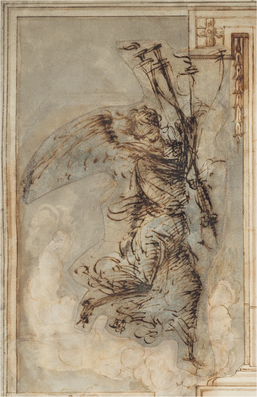 An Angel Carrying a Torch by Filippino Lippi