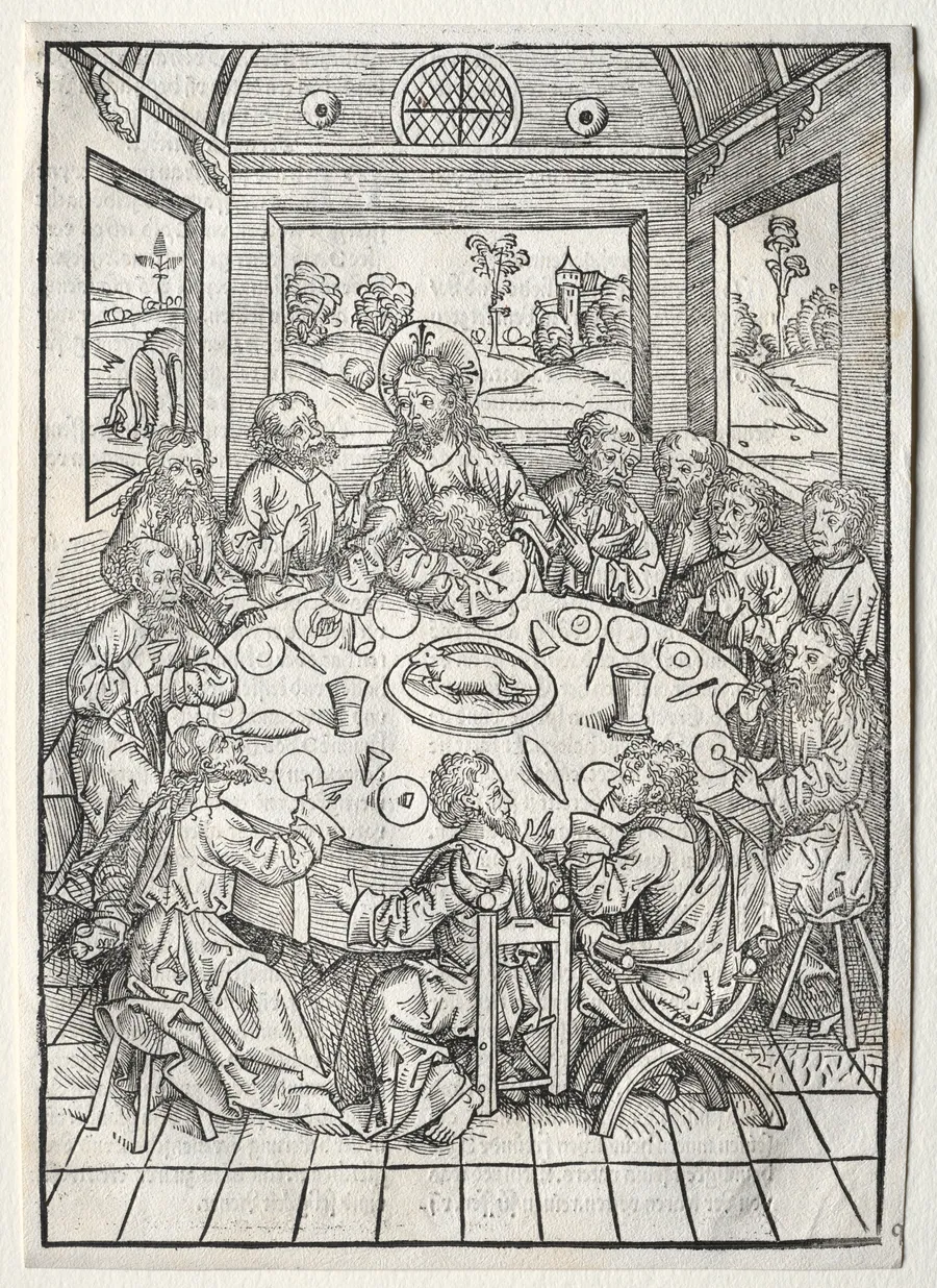 Der Schatzbehalter:  The Last Supper by Michael Wolgemut