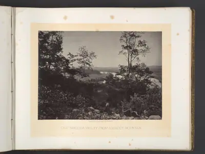 Chattanooga Valley from Lookout Mountain
