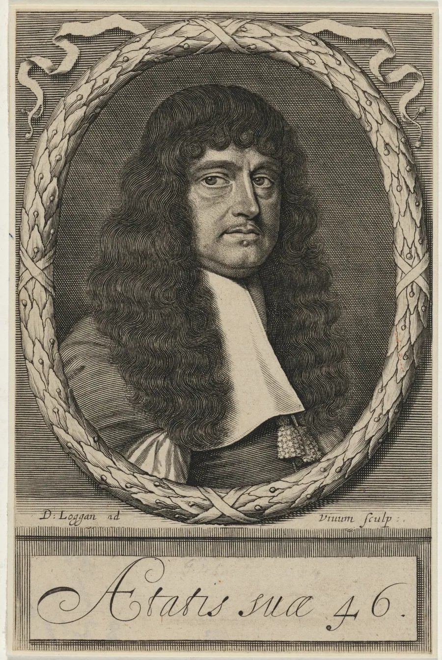 Sir George Wharton, Royalist and Astrologer by David Loggan