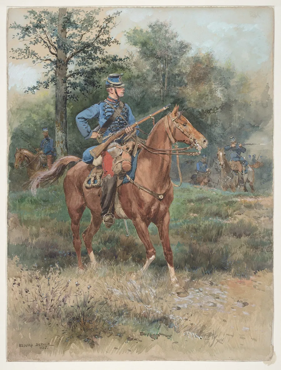 Chasseur à Cheval (Soldier on Horseback) by Jean-Baptiste Edouard Detaille