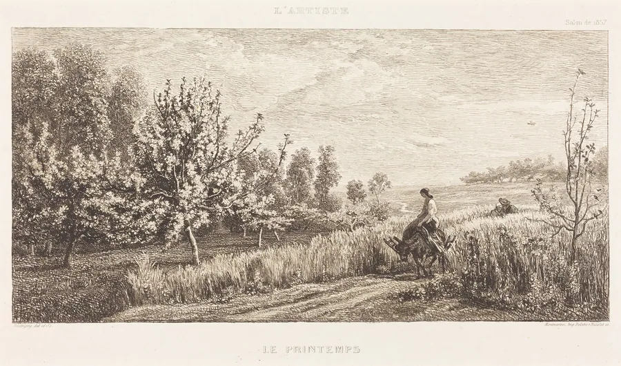 Springtime (Le Printemps) by Charles-François Daubigny