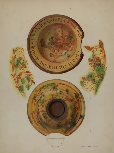 Pa. German Shaving Basin