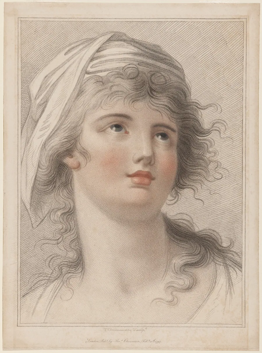 Head of a Young Woman by Thomas Cheesman