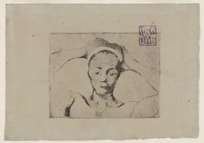 Nude with Hands Behind Her Head (Nue avec les mains derrières la tête)