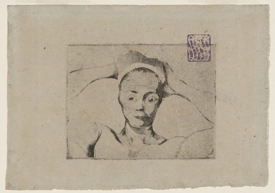 Nude with Hands Behind Her Head (Nue avec les mains derrières la tête) by Armand Séguin