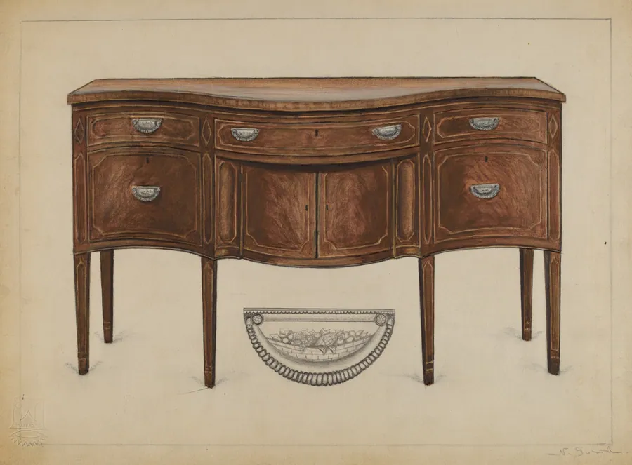 Side Board (Hepplewhite) by Nicholas Gorid