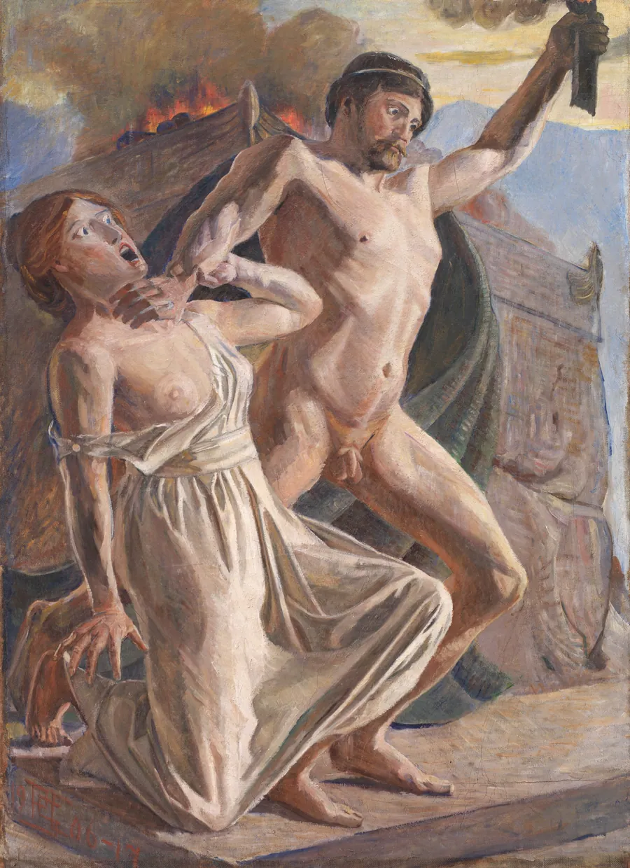 Prometheus raner ilden by Poul S. Christiansen