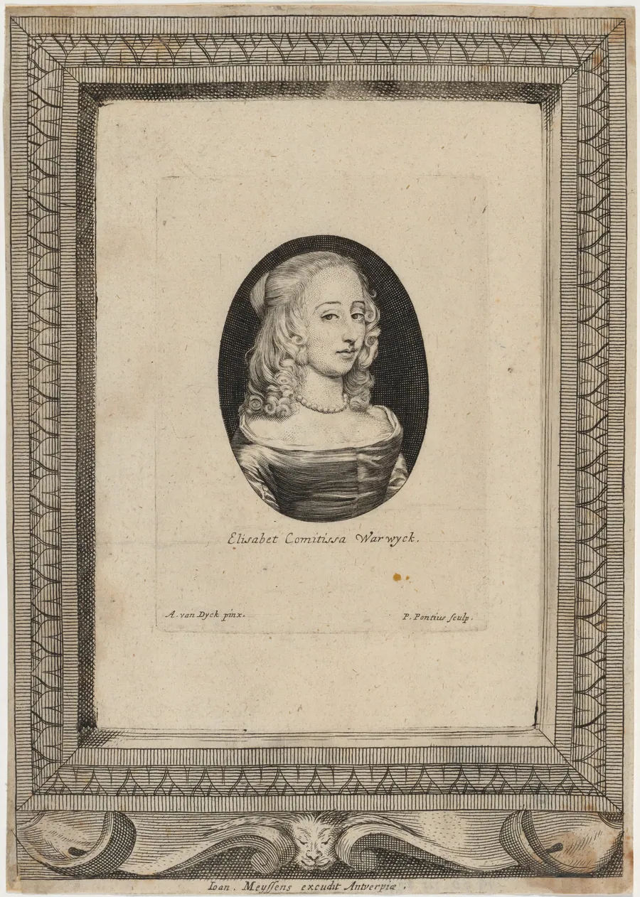 Mary Boyle, Countess of Warwick by Paulus Pontius