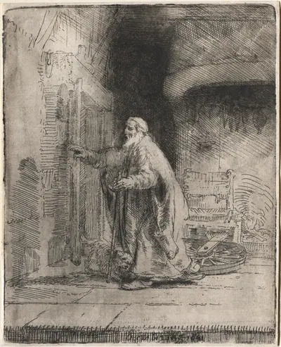 The Blindness of Tobit: The Large Plate
