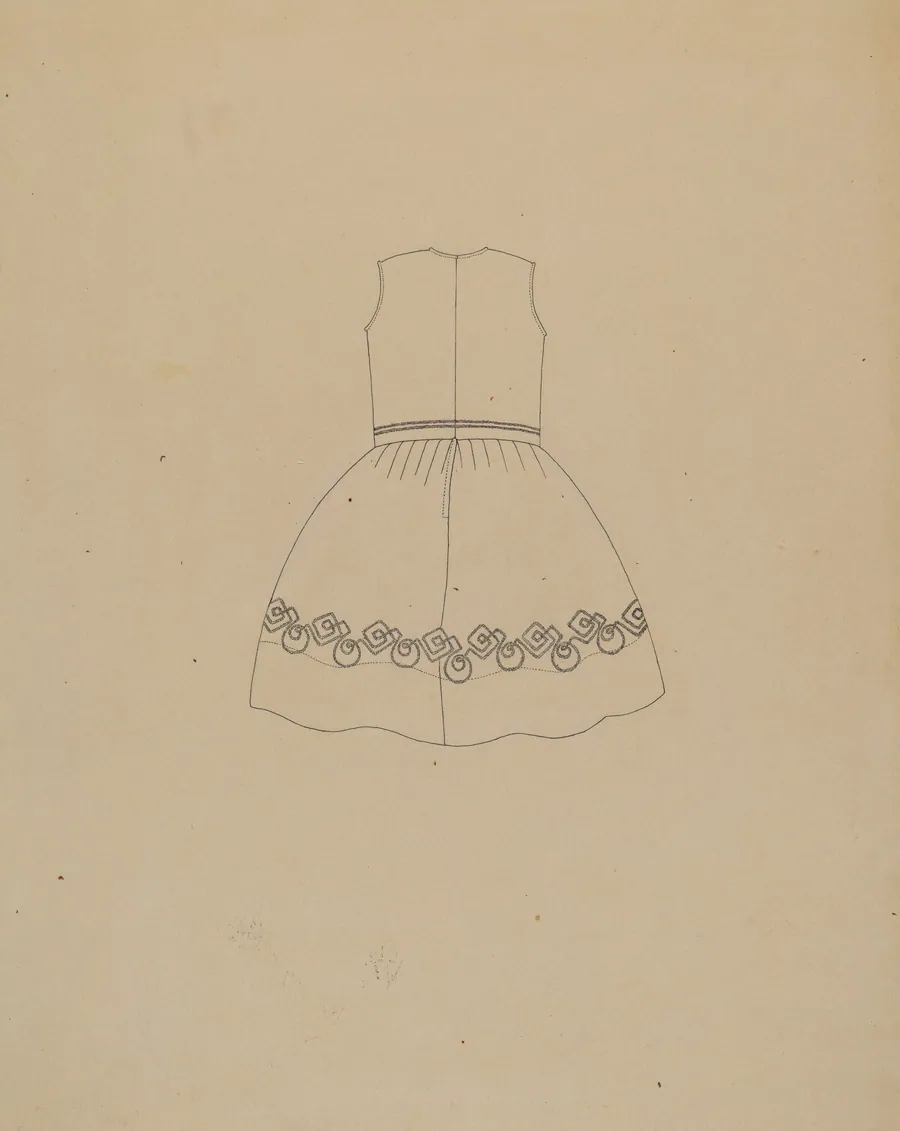 Child's Dress by Mae A. Clarke