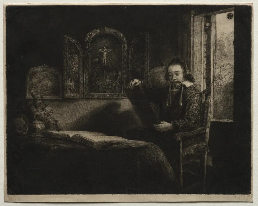 Abraham Francen, Apothecary by Rembrandt van Rijn