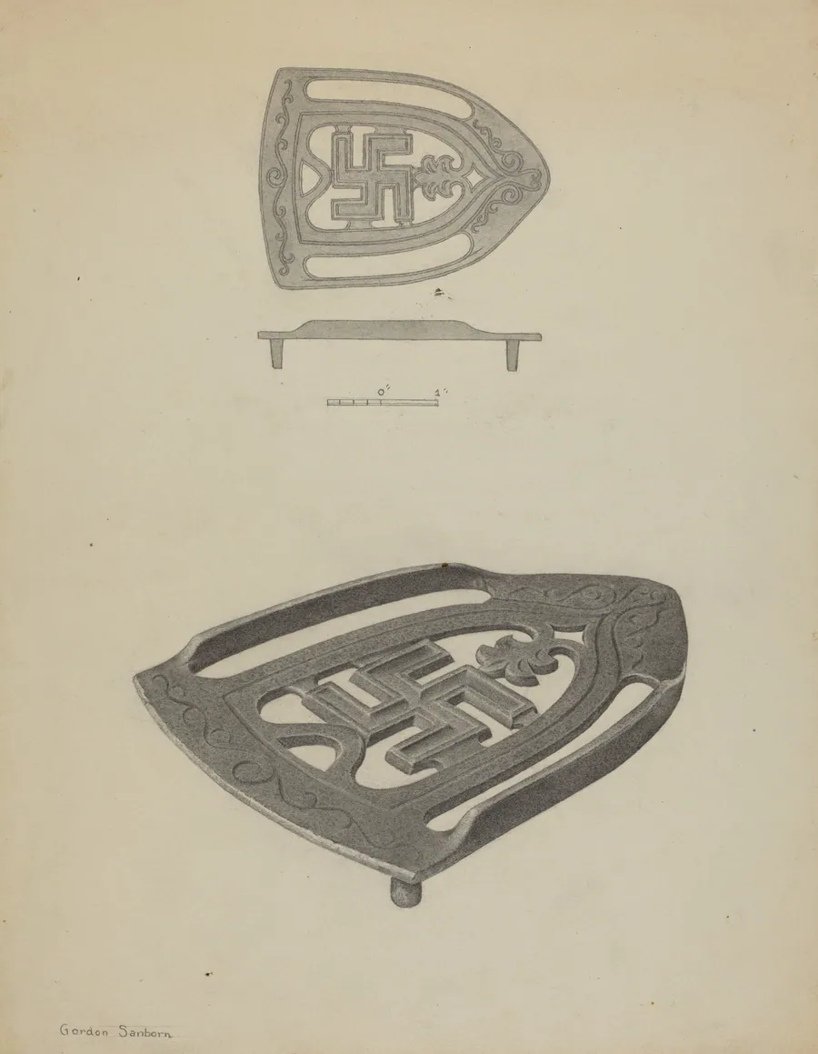 Flat Iron Holder by Gordon Sanborn