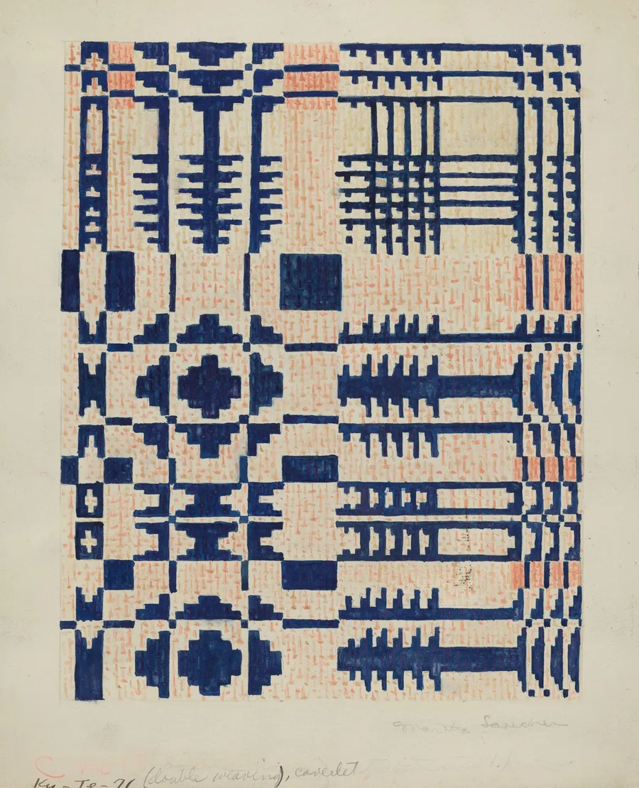 Shaker Coverlet by Martha Sancher