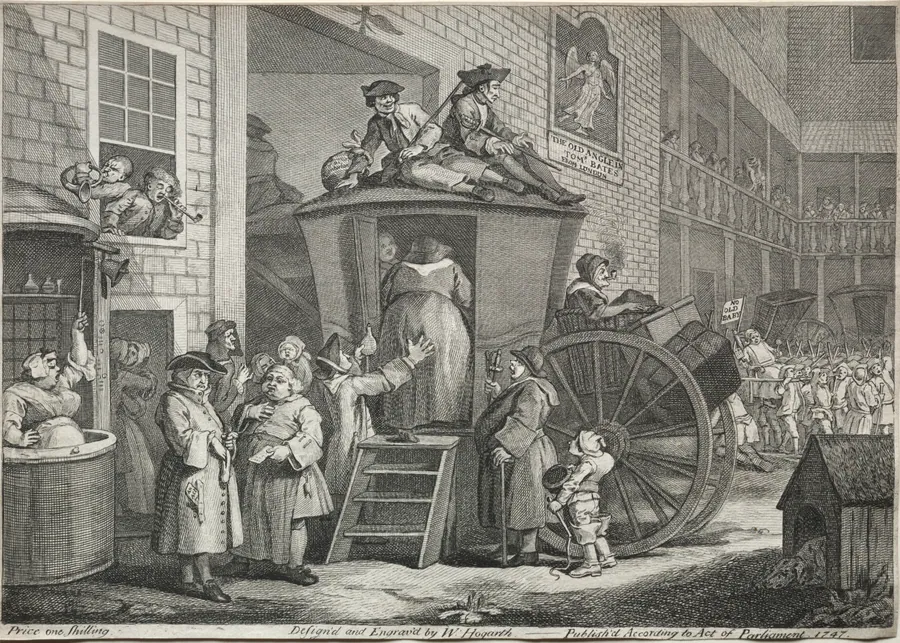 The Stage Coach by William Hogarth
