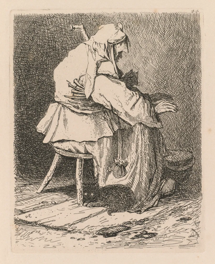 Liber Studiorum: Plate 44, Sketch after Rembrandt by John Sell Cotman