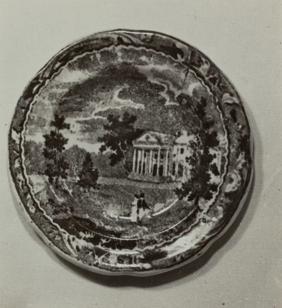 Plate - "New York from Brooklyn Heights" by Helmut Hiatt