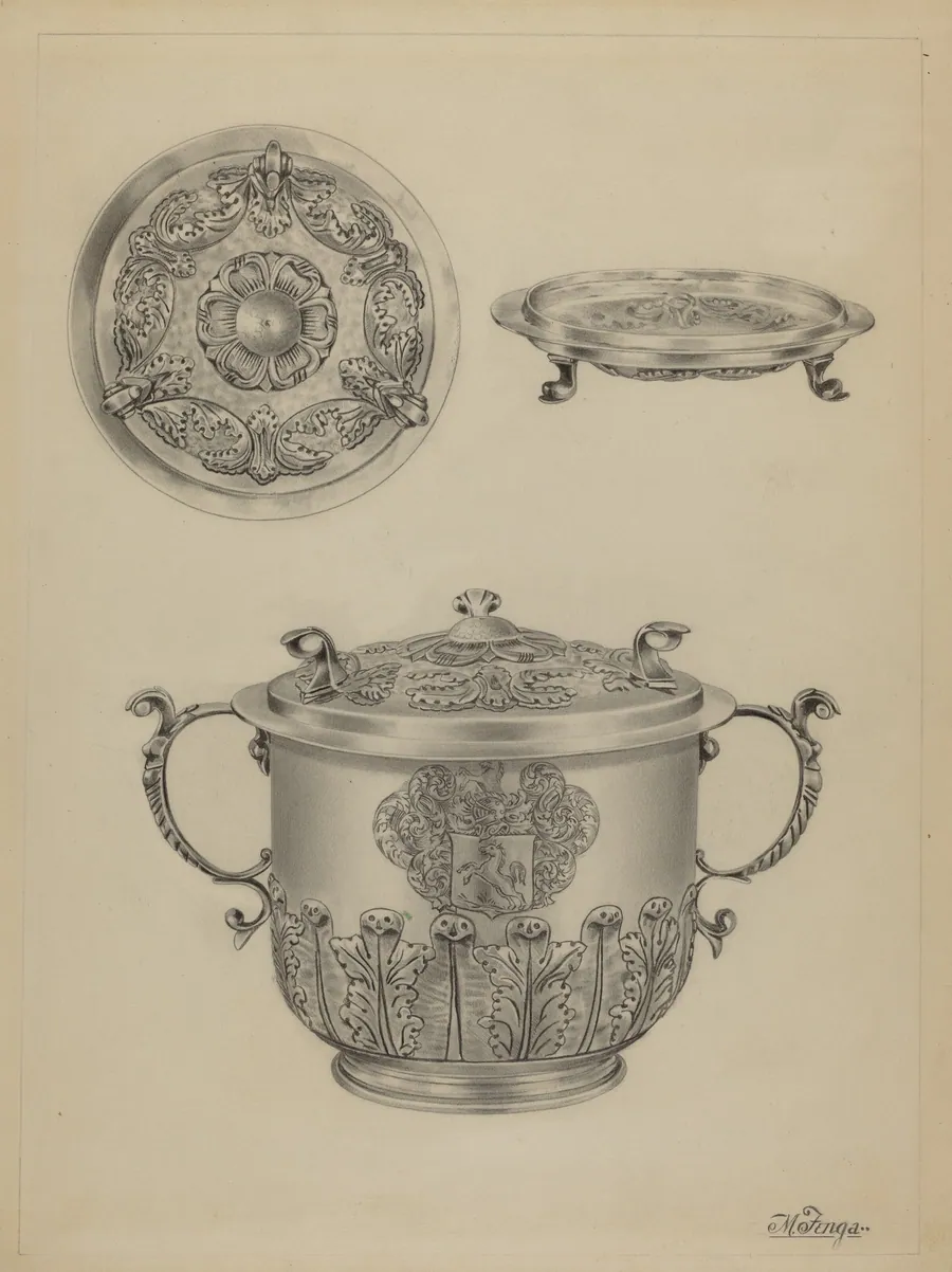 Silver Caudle Cup by Michael Fenga