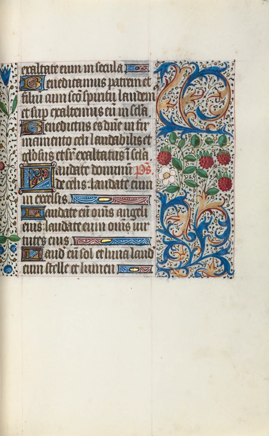 Book of Hours (Use of Rouen): fol. 44r by Master of the Geneva Latini